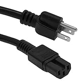 Otimo 3 Ft Power Cord 5-15P to C15 Black/ SJT 14/3 [並行輸入品]
