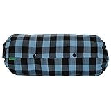 acortile 抱っこ紐収納カバー Ｍ 日本製 【ギンガム青×デニム】 90日保証 リバーシブル 裏生地デニム シッカリ生地