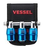 VESSEL(ベッセル) クイックキャッチャー 3連ホルダー ブルー QB-10B3B