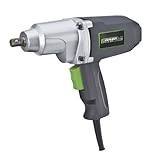 Genesis GIW3075K 7.5-Amp 1/2-Inch Impact Driver Kit with Detent Pin Anvil, Grey/Green by Genesis [並行
