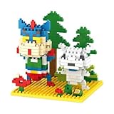 Gooband ® LOZ Nanoblockクレヨンクレヨンしんちゃんコレクション互換Nanoブロック親子ゲームブロック子供の教育玩具D