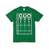[standuporiginal] 視力検査 スタンドアップ オリジナル プリント おもしろ Ｔシャツ (グリーン, XL) 半袖 大人サイズ