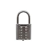 ウルトラハードウェア/ガードセキュリティ55155 10桁プッシュボタン組み合わせ南京錠、5桁ロックメカニズム、クロムメッキ( 2パック) 55155 1