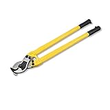 NUZAMASヘビーデューティケーブルカッター18インチ（450mm）のカッティング銅とアルミワイヤロープ電気ケーブル最大150mm²