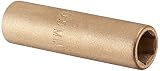 Ampco Safety Tools DW-1/4D9MM Socket, Deep Well, Non-Sparking, Non-Magnetic, Corrosion Resistant, 1/