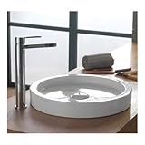 Scarabeo Scarabeo 8811-No Hole-637509849757 Bucket Collection Bathroom Sink, White [並行輸入品]