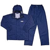 TRUSCO(トラスコ) プロセーフティ レインスーツ ネイビー L SRS55