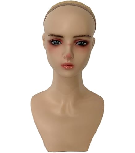 Amazon.co.jp: リアルな女性マネキンヘッドモデル等身大マネキンヘッド