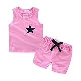 泥Kingdom Toddler Boys Starポケットタンクトップとショーツ服装夏 カラー: ピンク