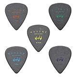 Musent 日本製 スタンダード ティアドロップ ピック | 0.60〜1.20mm厚 お試し 5枚 セット ポリアセタール | MSNTDPK0000-NTR-05P