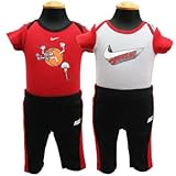 NIKE ナイキ ベビー ロンパース＆レギンス 上下3点セットアップ-3/6ヶ月