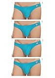 DOOXIUNDIメンズ下着のセクシーな綿ビキニタンガ要約またはパック (XL, G パック4) [並行輸入品]