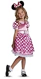 (Large/4-6x) - Disney's Pink Minnie Mouse Light-up Motion-activated Costume Lg 4-6x