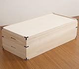 桐衣装箱 2段 高さ27cm (幅91cm×奥行42cm) 桐天然木 日本製 HI-0002