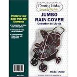 Comfy Baby! Universal Clear Waterproof Rain Cover/Wind Shield for Jumbo Stroller by Comfy Baby