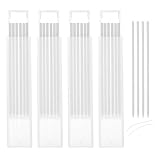 uxcell 24本 大工用鉛筆替芯 シャーペン型替芯 2.8 mm 石墨替芯 建築用 すみつけシャープペン替芯 大工 職人 木工用 深穴 マーキングペン 白