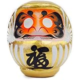 Amazon だるま インテリア 縁起物 デザイナーズだるま 達磨 置物 張り子 手作り 大サイズ ブラック 黒 Alexcious 置物 オブジェ オンライン通販