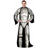 Star Wars Stormtrooper Comfy Throw Character Blanket with Sleeves Adult Size 48 X 71 [並行輸入品]