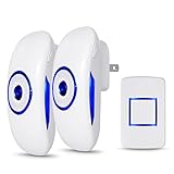 ワイヤレスチャイム Cosy Zone 呼び出しチャイムセット 最高300Mの無線範囲 呼出音楽36曲 4段階音量調節 受信機2個 送信機1個 LEDランプ点滅 配線不要 防水防塵 （12カ月保証付き