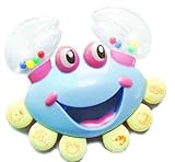 SODIAL(R) Plastic Crab Toy Jingle Baby Kid Musical Educational Shaking Rattle Handbell Hot [並行輸入品]