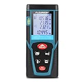 FLOUREON レーザー距離計 携帯型 距離測定器 最大測定距離100M 距離 面積 容積 ピタゴラス 連続測定 自動計算 DIY&日曜大工【日本語取扱説明書付き】