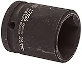 Williams 37526 1/2-Inch Drive Standard Impact Socket 6-Point 26mm [並行輸入品]