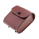 Perfk 耐候性　収納ツール　ポーチ　バッグ　オートバイ/バイク/自転車　インストール簡単　全2色 - ブラウン