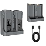 DJI AIR 3 S/AIR 3 対応 バッテリー充電器 2IN1 インテリジェント バッテリー充電器 急速充電器 2個のバッテリーを同時充電可能