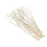 リードディフューザー スティック ロング 30cm 30本 ディフューザー リフィル リードスティック 枝 棒 木 白 アイボリー ホワイト クリーム 定番 シンプル (30本)