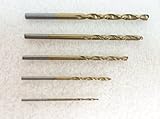 HPS ドリルピット ドリルの刃 (歯) 電動 木工 金工 プラスチック用 ハンドドリル 1mm, 1.5mm, 2mm, 2.5mm, 3mm 各5本 合計 25本セット