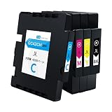 【W-ink】リコー用 RICOH GC42 互換インクカートリッジ 増量 顔料 GC42H GC42KH GC42CH GC42MH GC42YH 互換インク 大容量 Lサイズ４色セット 対応機種：RICOH SG5200 SG5200FT