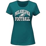 NFL Philadelphia Eagles Short SleevedスクープネックTシャツ、2 x、ダークグリーン