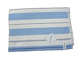 日繊商工 TROUSSEAU ボーダーカラー バスタオル ブルー QLT-12028