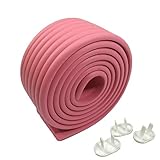 (メイドインコスモス)MADE IN COSMOS ケガ防止 2M コーナーガード クッション 自由自在 角要らず 自由に作れます 3Ｍ 両面テープ 付き (ピンク)