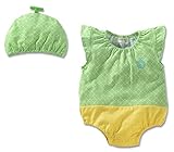 オルル (OLULU） ベビー 変身 半袖 ロンパース 帽子 2点セット Tオール カバーオール ベビー 赤ちゃんg05090mn　90 メロン