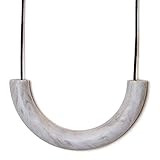 Mama & Little Alexa Silicone Baby Teething Necklace for Moms - Nursing Necklace in Marble - Teething