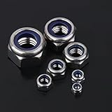 Lovoski M5 ステンレス鋼 A2 ナイロン　ナット ボルト ねじ ナイロンナット　10個