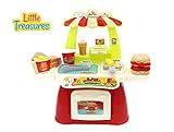[リトルトレジャー]Little Treasures Fast Food Shop Play Set a luxurious mini fast food restaurant set, consis