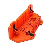 マイターボックス 0 / 22.5 / 45/90度 切削木材 木切り工具 全3サイズ, クランプ付き14インチ