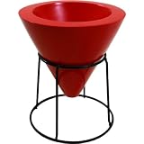 エフプランター 花器-コーン-レッド