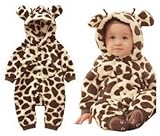 キリン もこもこ着ぐるみ キッズコスチューム 80サイズ