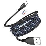 Magtame USB-Type Cケーブル磁気吸着式 絡み防止 USBタイプCケーブル_30W急速充電/QC3.0対応 (1M-ブラック）