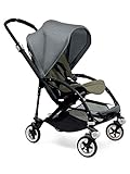 Bugaboo Bee 3 Black Frame Stroller With Dark Khaki Seat (Grey Melange) by Bugaboo [並行輸入品]