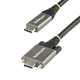 StarTech.com USBーCケーブル /1m/10Gbps/サイドロック付き/USBーIF