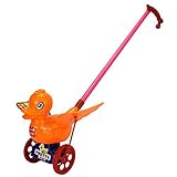 Baby Walking Education Hand Pushing Pull Duck Toy Walker For Toddler by COFFLED