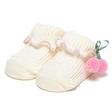 さくらんぼカップソックス アイボリー 9-11cm