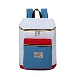 MILA BORSA(ミラボルサ) リュック レディース ライトブルー&ホワイト