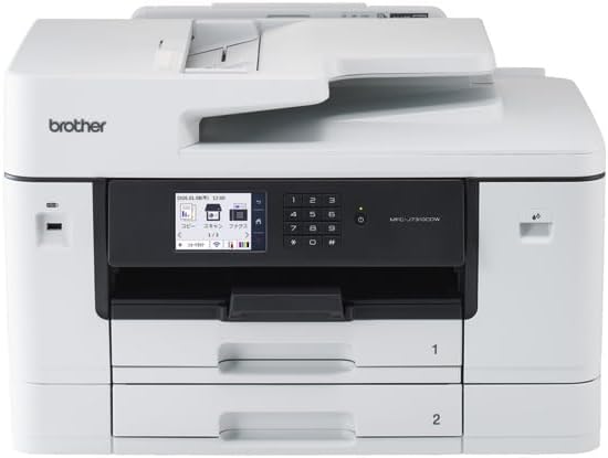 ブラザー MFC-J7310CDW A3インクジェット複合機 A3 コピー ADF プリント スキャン FAX 自動両面印刷 USB Wi-Fi 有線LAN 2段トレイ 対応インクLC512/LC512XLシリーズ - 1
