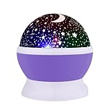 Fetta Star Night Light、ナイトLED照明ランプ4 LED付き、3モデルライト回転夜間照明子供部屋、寝室、リビングの部屋 Fe 931
