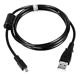 MaxLLTo 5フィート DMW-USBC1 8ピン USBカメラケーブルコード パナソニック Lumix DMC-TZ1 TZ2 TZ3 TZ4 TZ5 TZ8 TZ11 TZ15 TZ24 DMC-G7 DMC-ZS40 ZS50 TS30 SZ3 USBデータ転送 電源充電ケーブル コードワイヤー